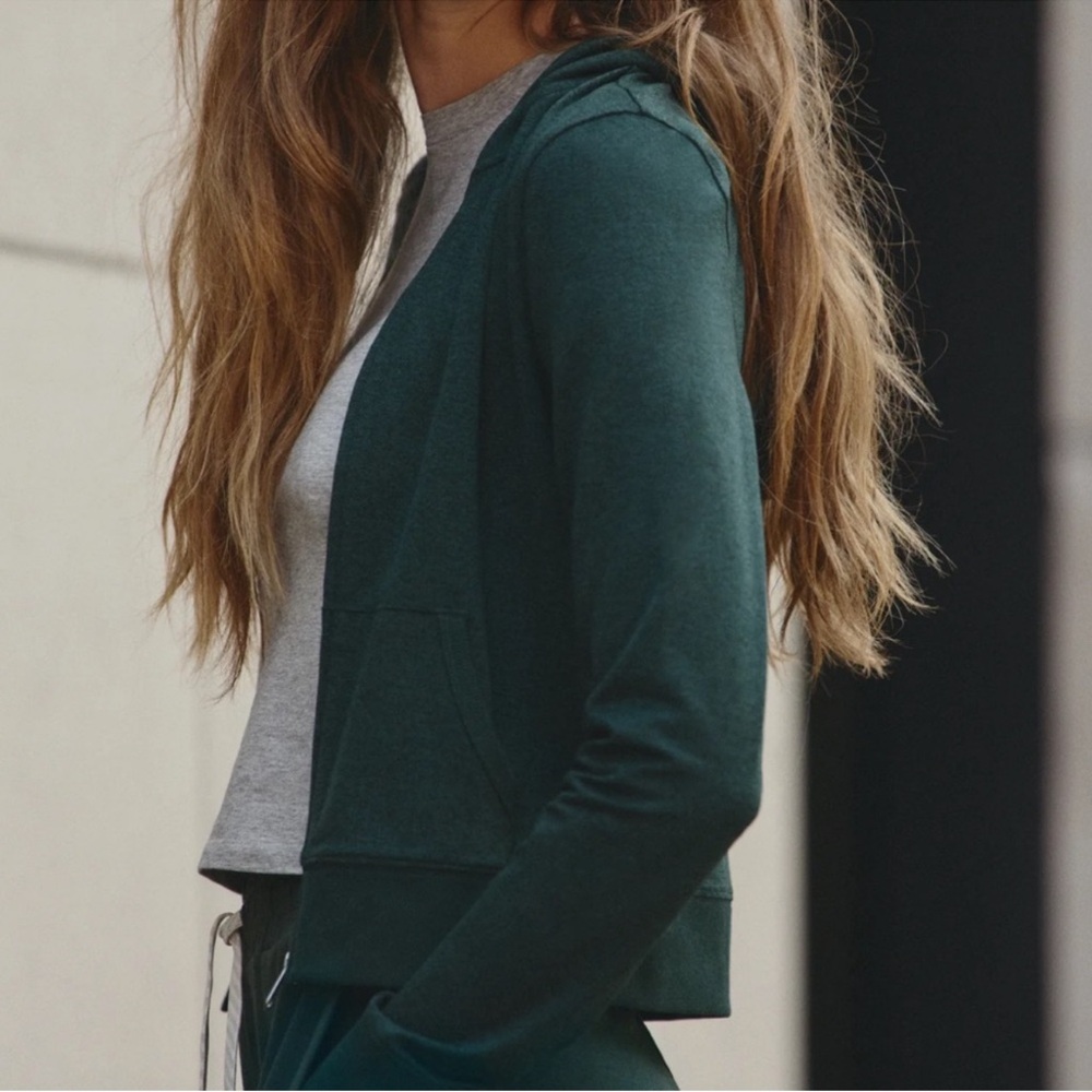 Vuori Dark Green Hoodie - Picture 4 of 10